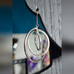 Elegant Silver Hoop Earrings